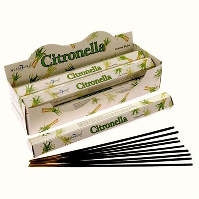 Citronella Incense Sticks Stamford Hexagonal Box Of Six Special Offer